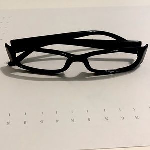 Christian Dior Black With White Eye Glass Frames